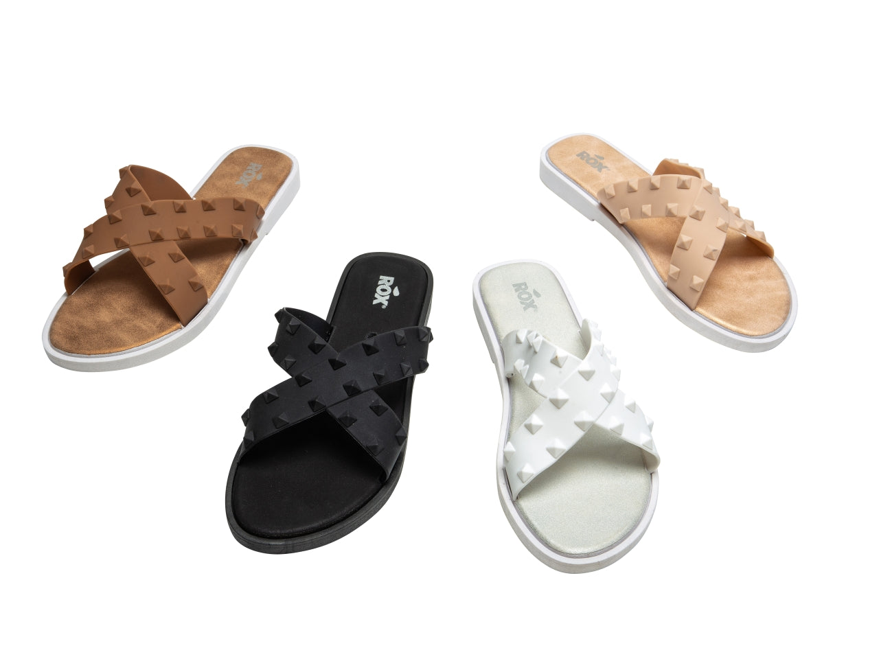 Ciabatta mare da donna taglia 36-41 in 3 colori assortiti
