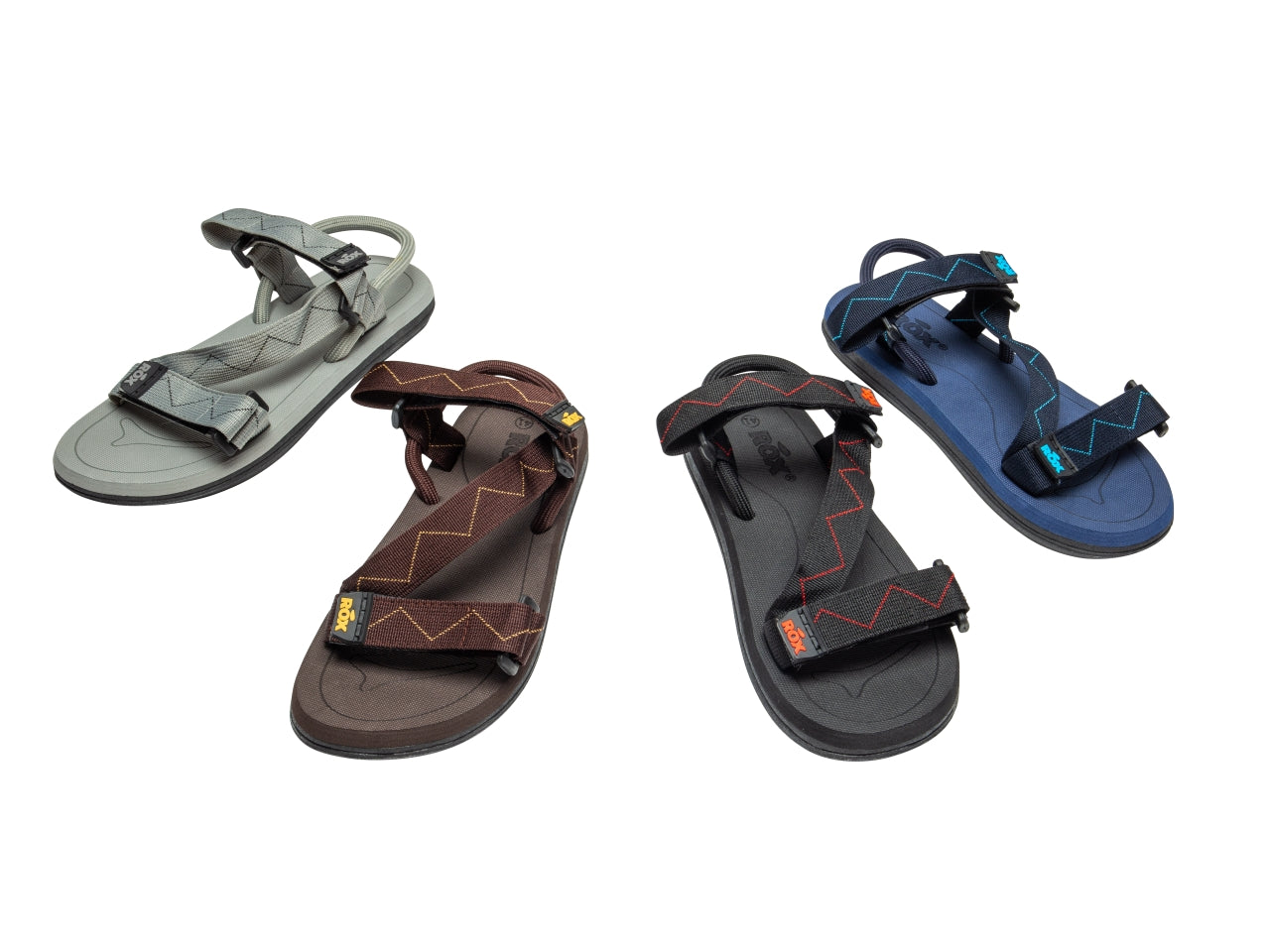Scarpa sandalo da uomo taglia 40-45 in 4 assortimenti