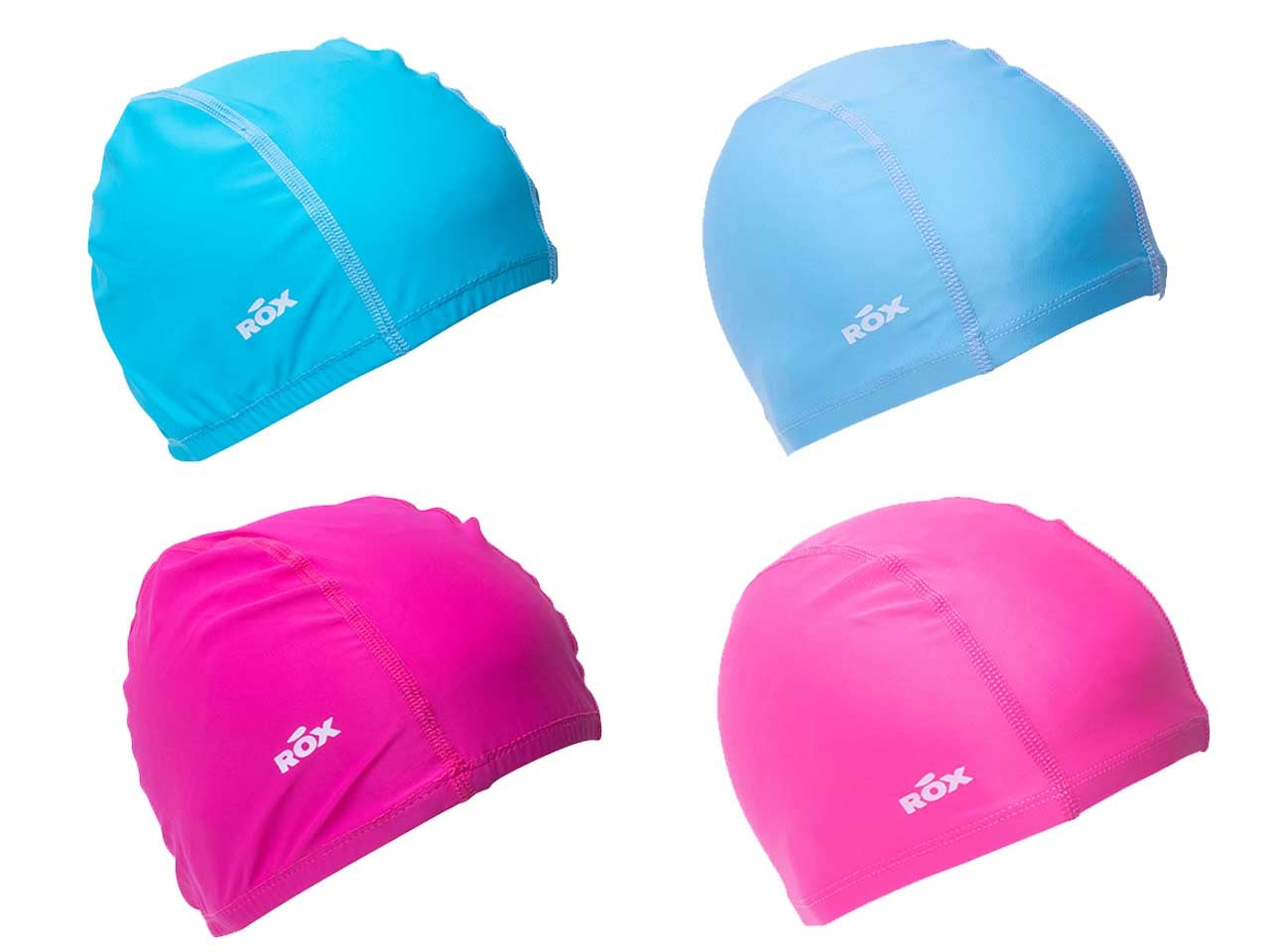 Cuffia da nuoto in lycra 19x23cm in 4 colori assortiti