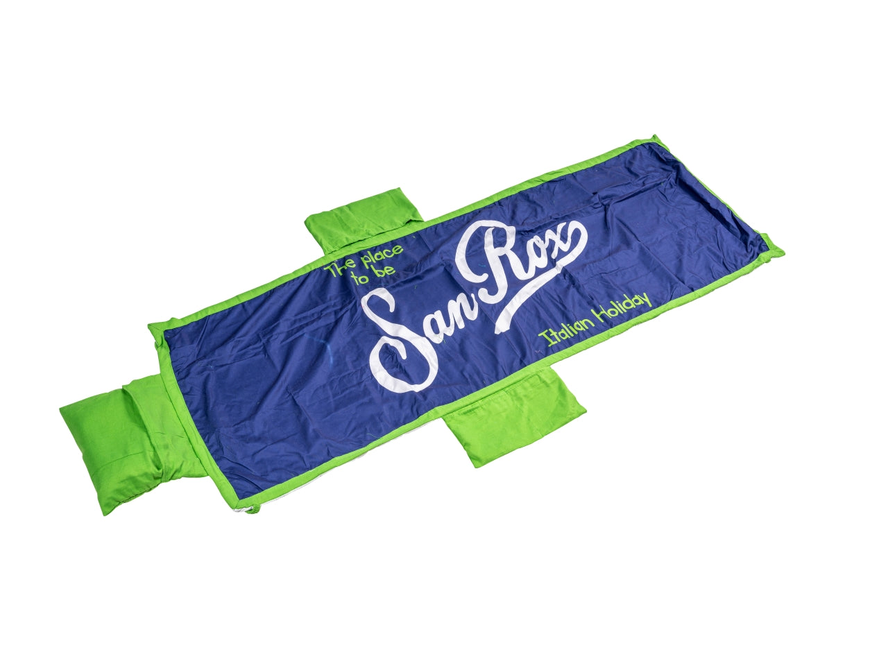 Sam rox telo lettino 70x190cm con tasche e cuscino in 6 colori assortiti