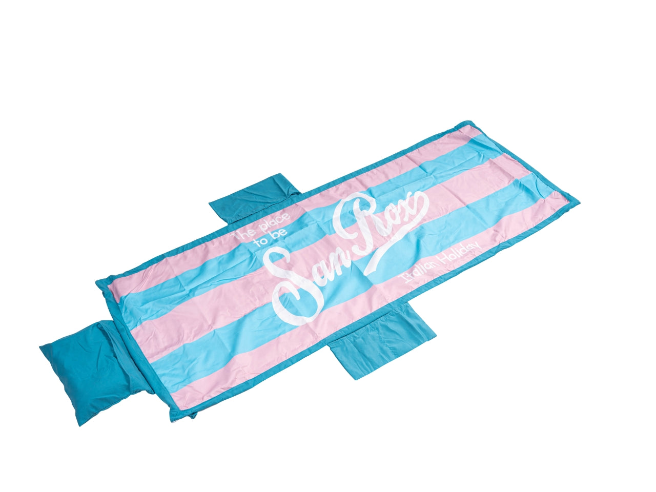 Sam rox telo lettino 70x190cm con tasche e cuscino in 6 colori assortiti