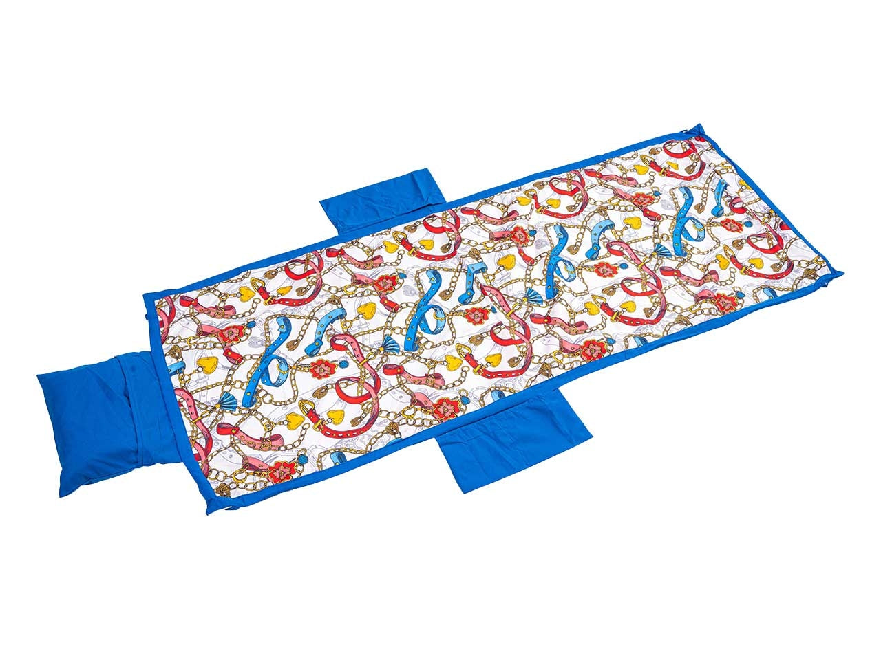 Sam rox telo lettino 70x190cm con tasche e cuscino in 6 colori assortiti