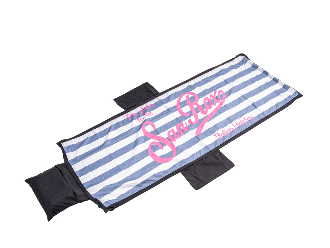 Sam rox telo lettino 70x190cm con tasche e cuscino in 6 colori assortiti