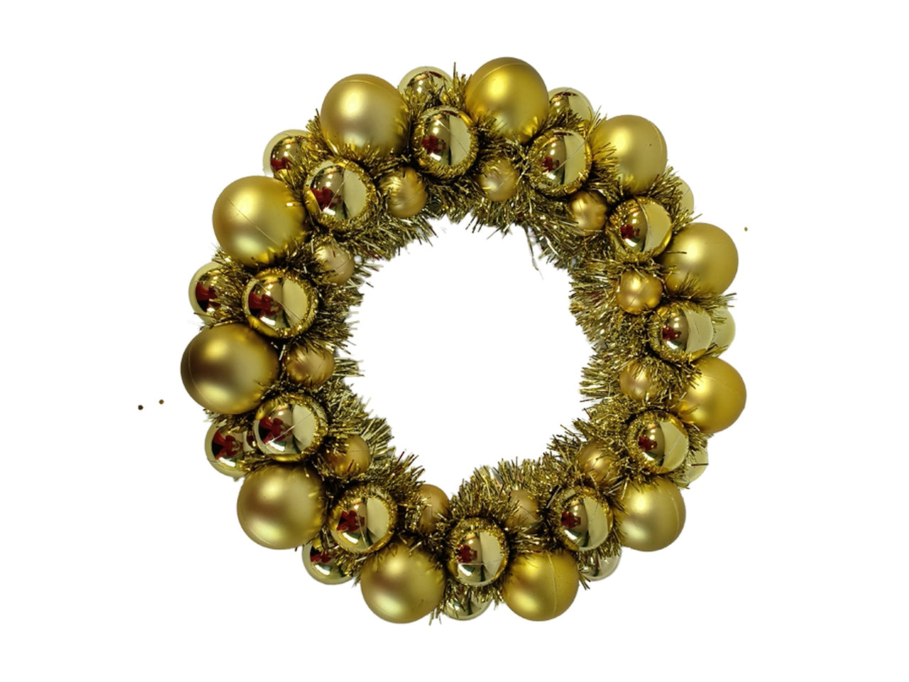 Ghirlanda sfere 36cm - oro
