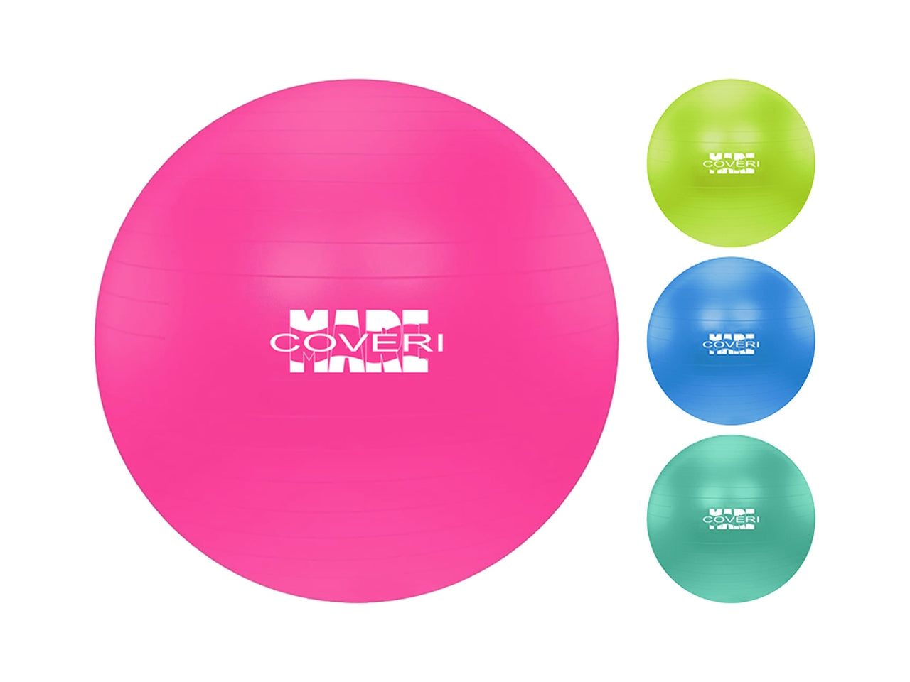 Palla yoga 75cm antiscivolo in 4 assortimenti