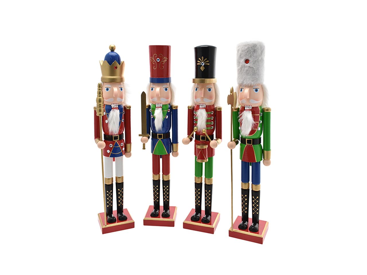 Schiaccianoci misura 55cm in 4 assortimenti