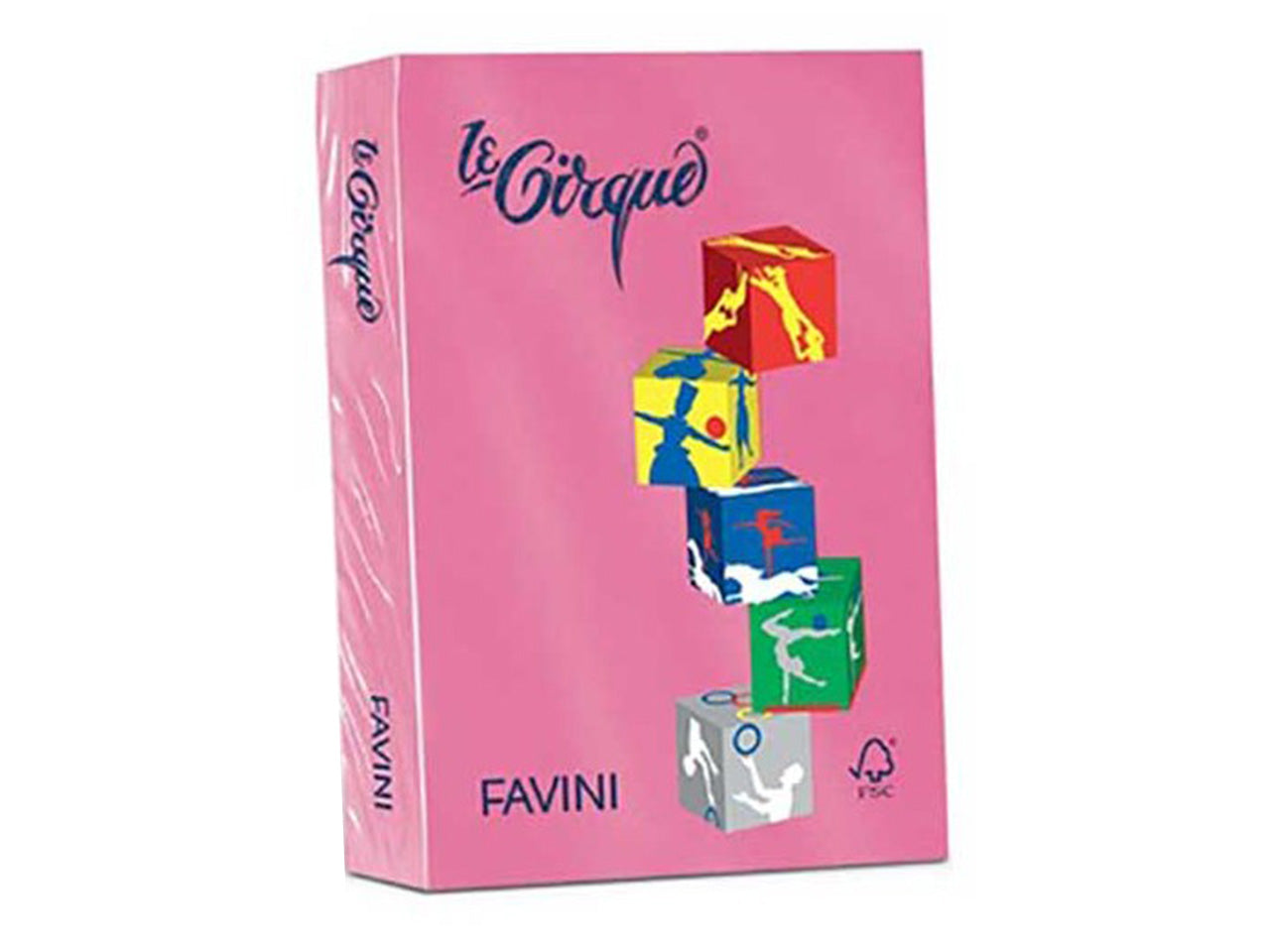 Risma fogli A4 Favini in colore ciclamino 210x297mm 80gr