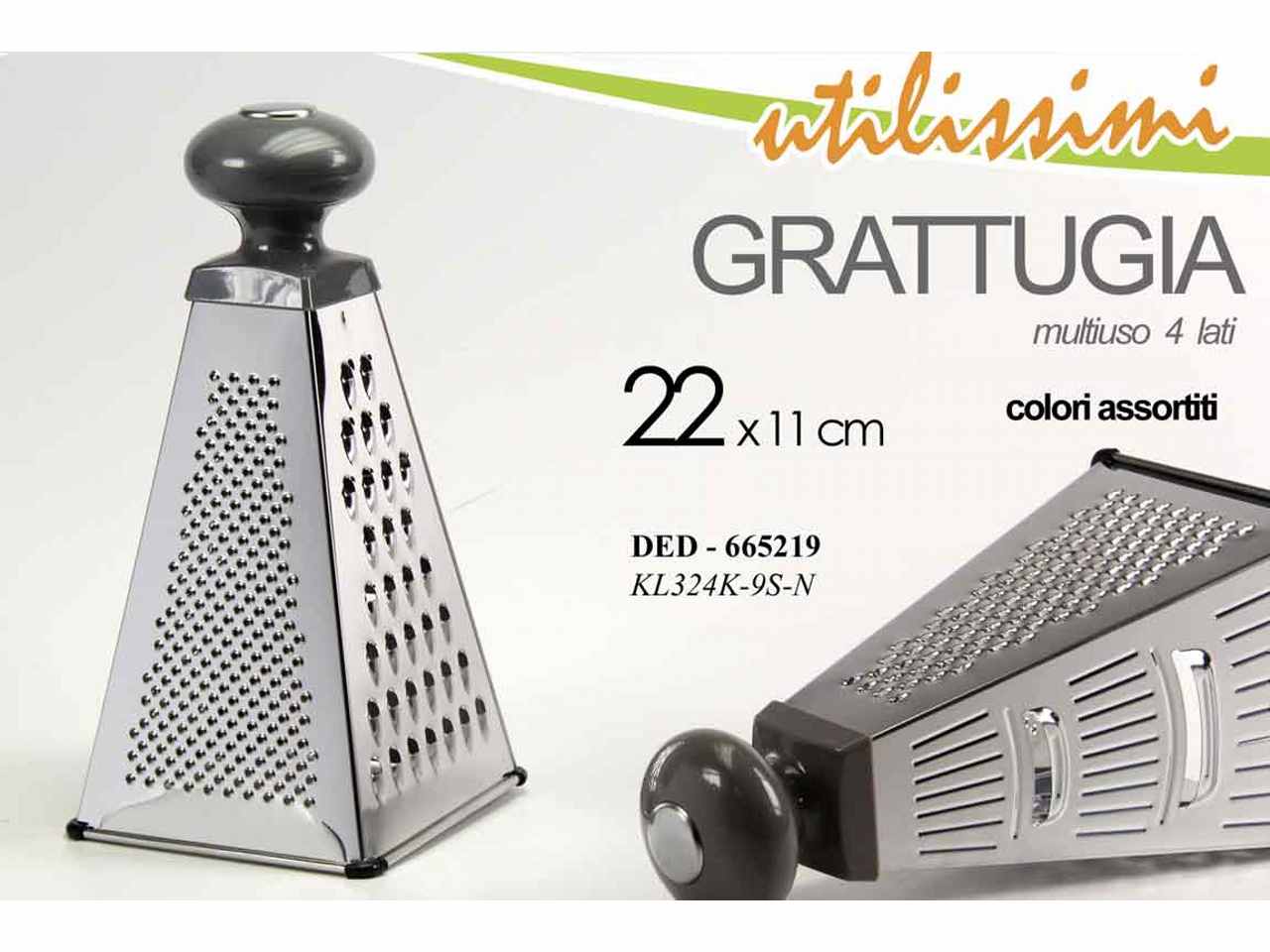 Grattugia 4 lati c/silicone 665219