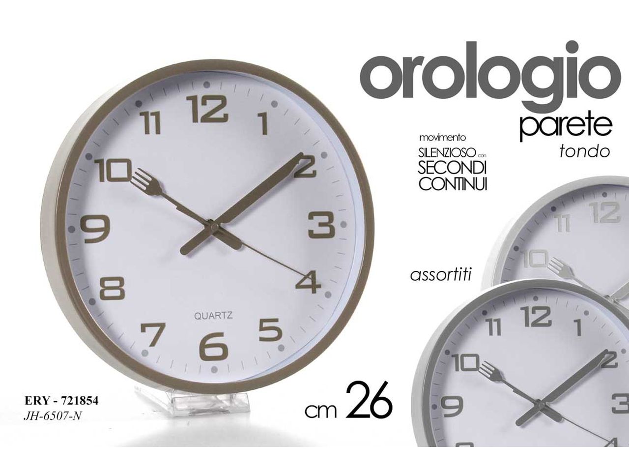 Orologio 26cm modelli assortiti