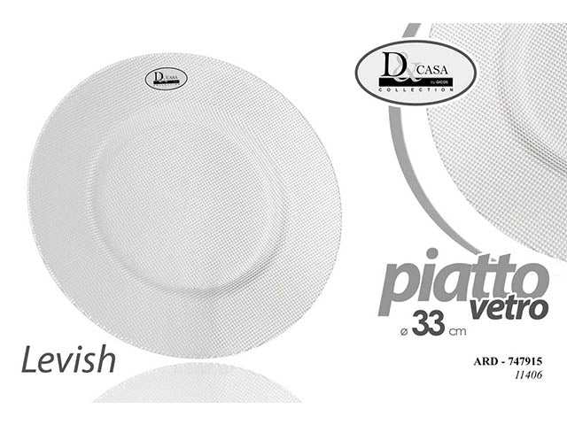 Piatto vetro 33cm 747915