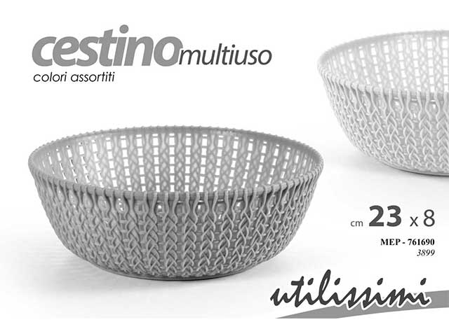 Cestino plastica 23x7.7cm 761690