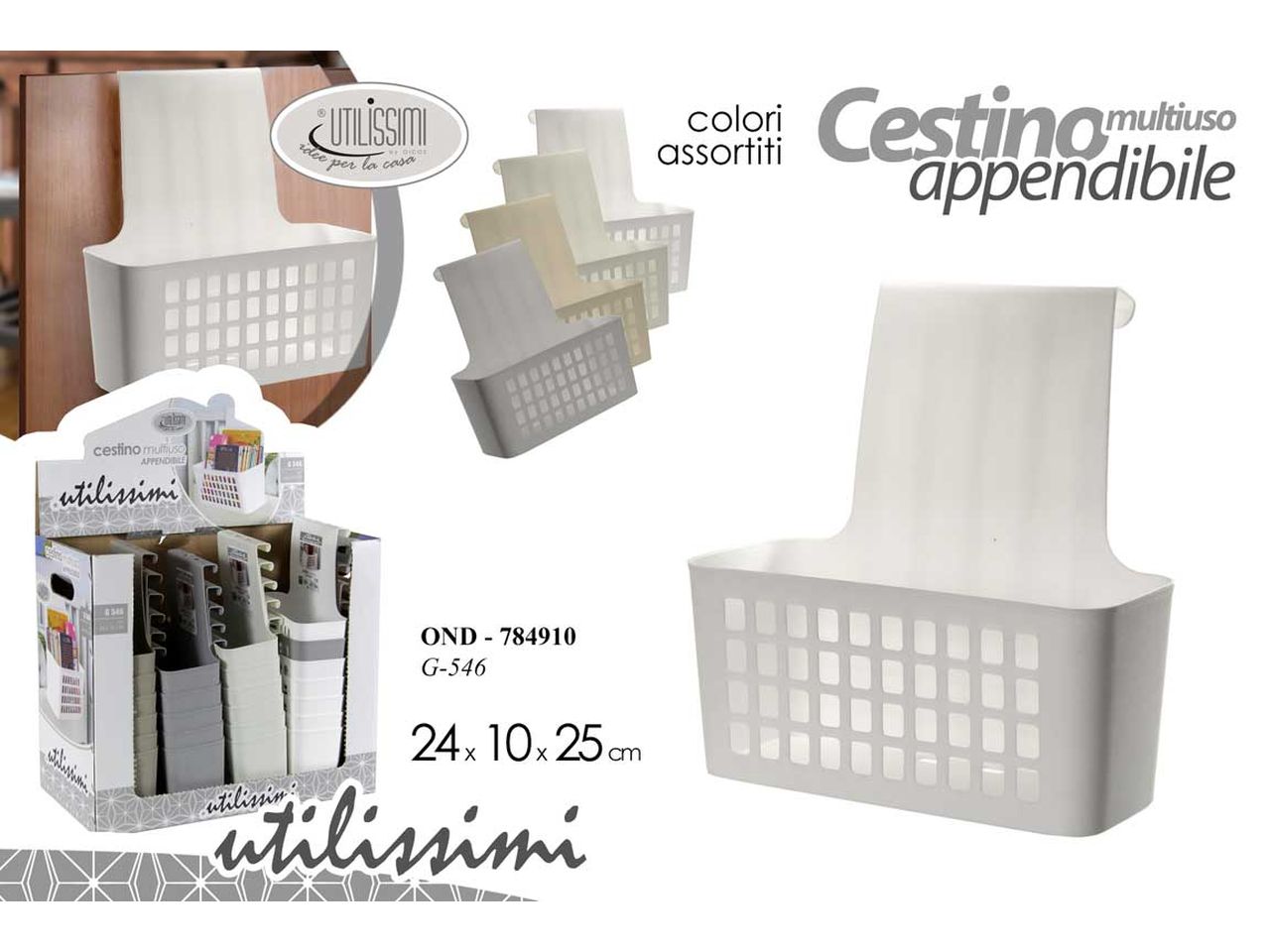 Cestino 10x24x25cm 784910