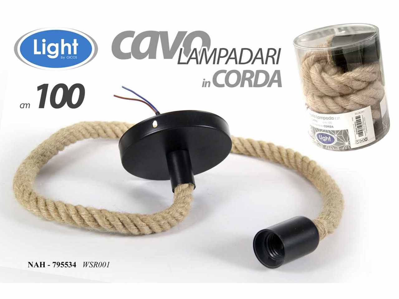 Cavo per lampadari in corda 795534