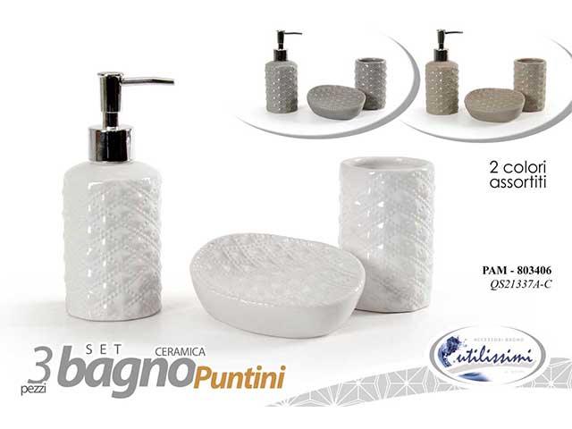 Set bagno 3 pezzi 803406