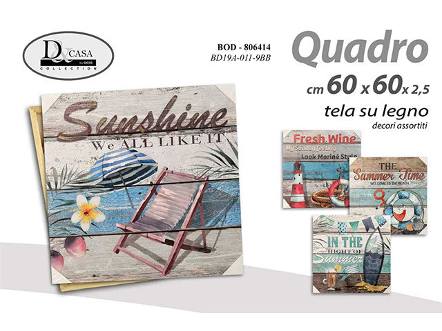 Quadro 60x60x2,5cm 806414