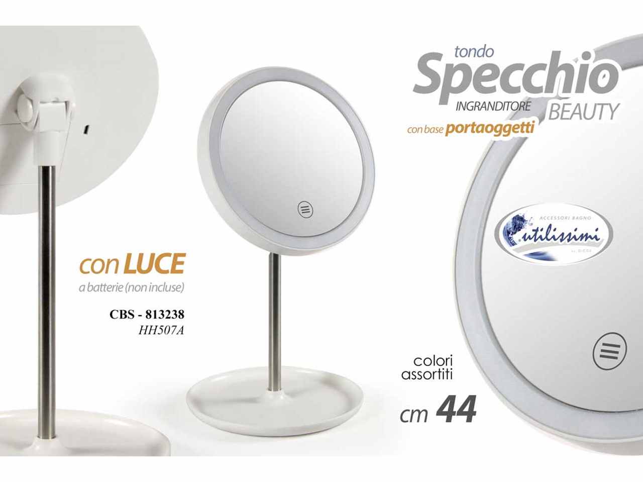 Specchio led 35/44,5cm 813238