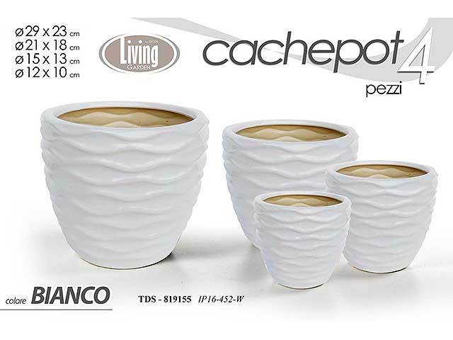 Cachepot 4 pezzi 819155