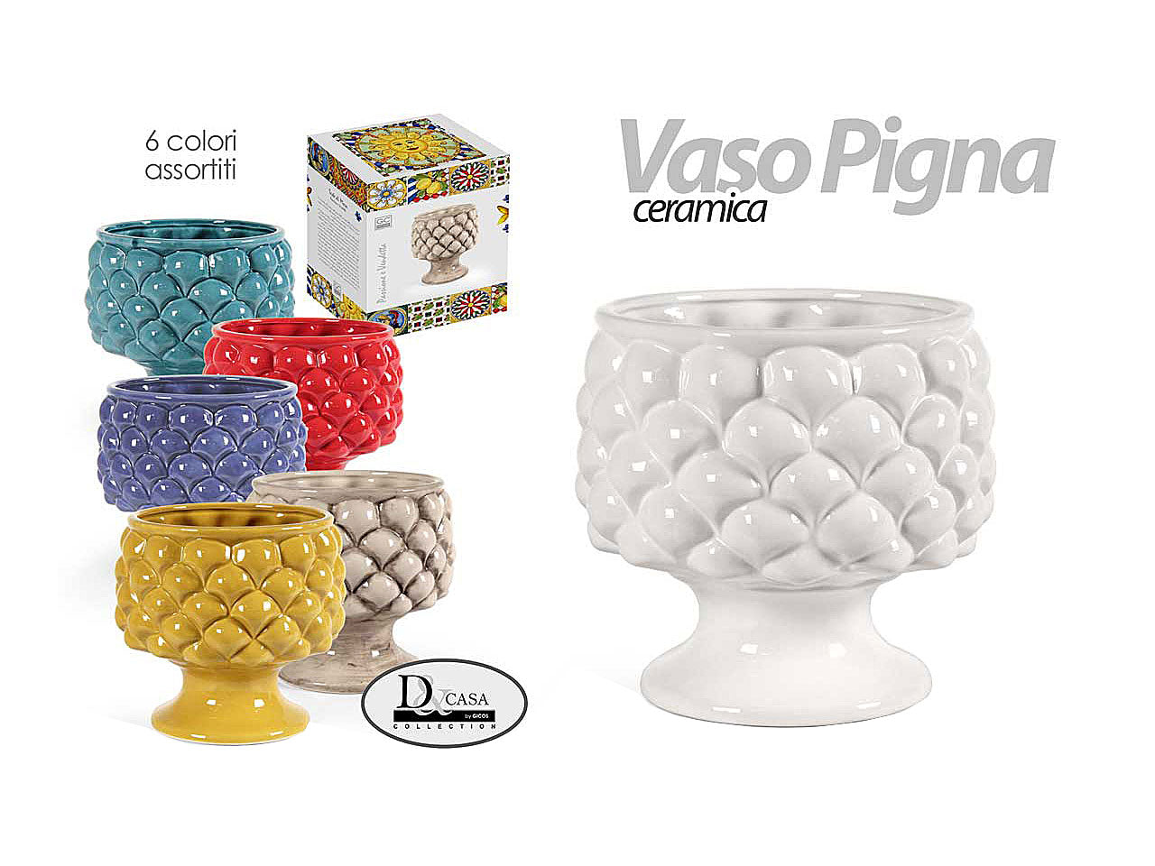 Pigna vaso 20x20x18cm 821455