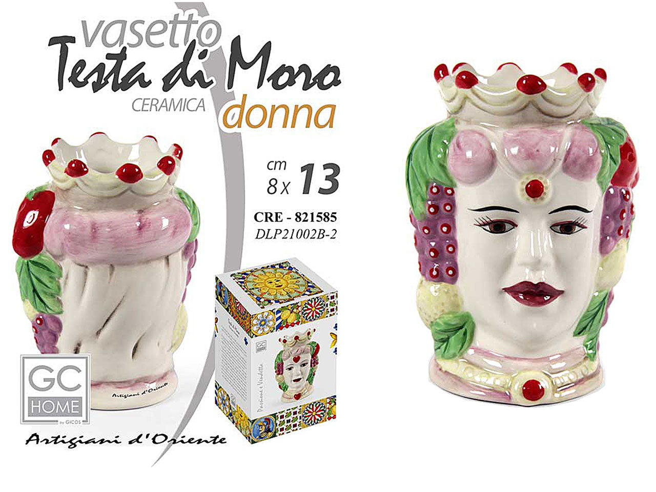 L.t.moro donna 8x8x13cm 821585