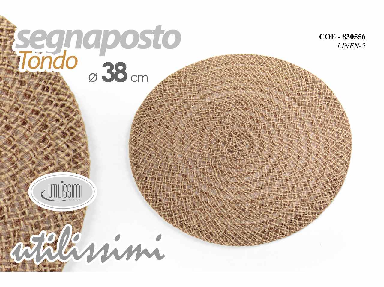 Segnaposto tondo 38cm830556