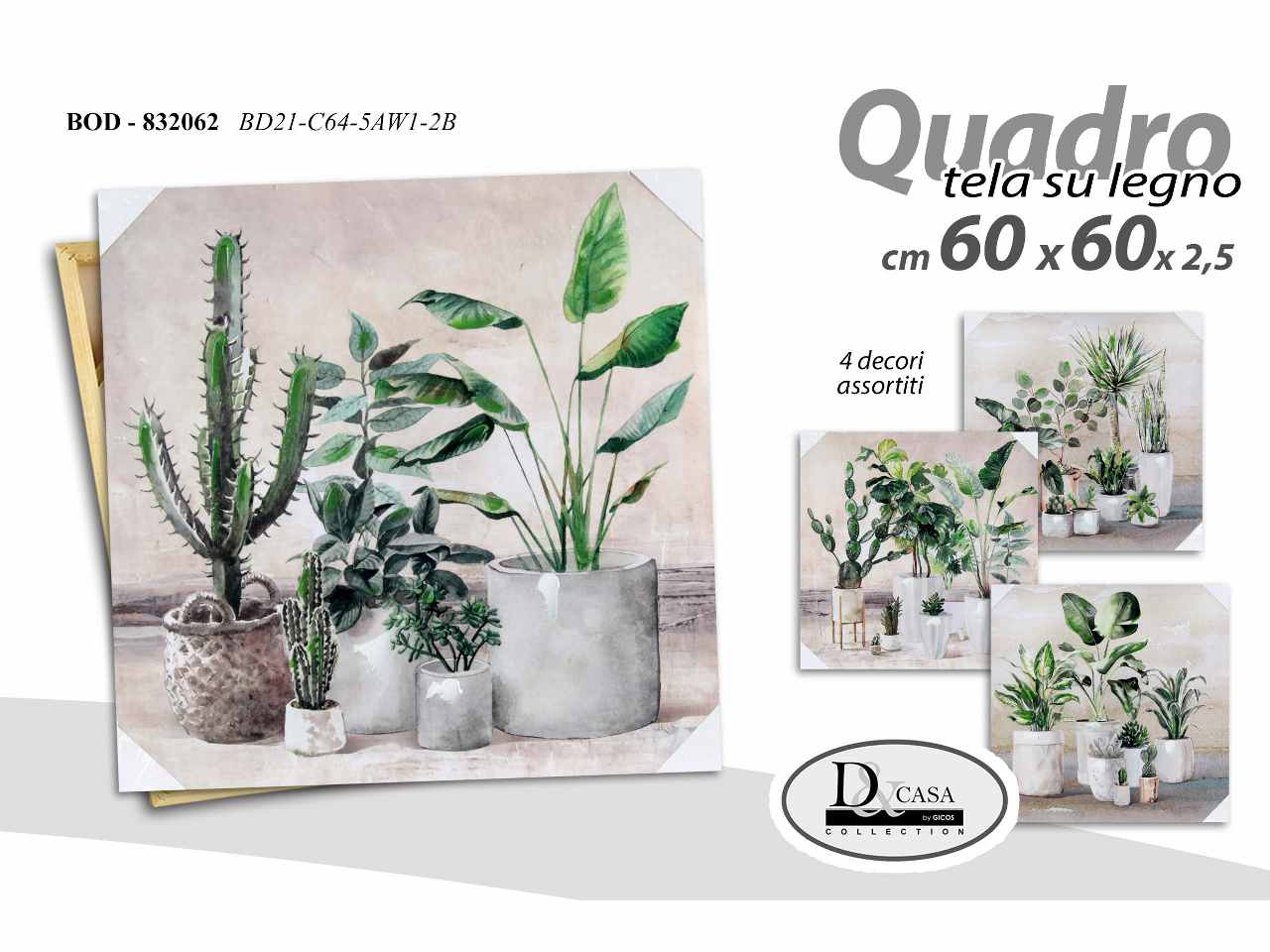 Quadro 60x60x2,5cm832062