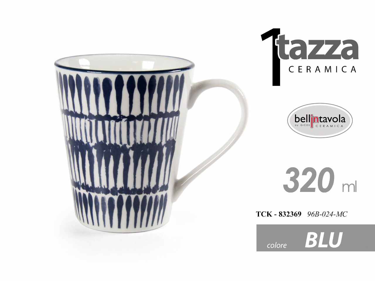 Tazza blu 320ml 832369