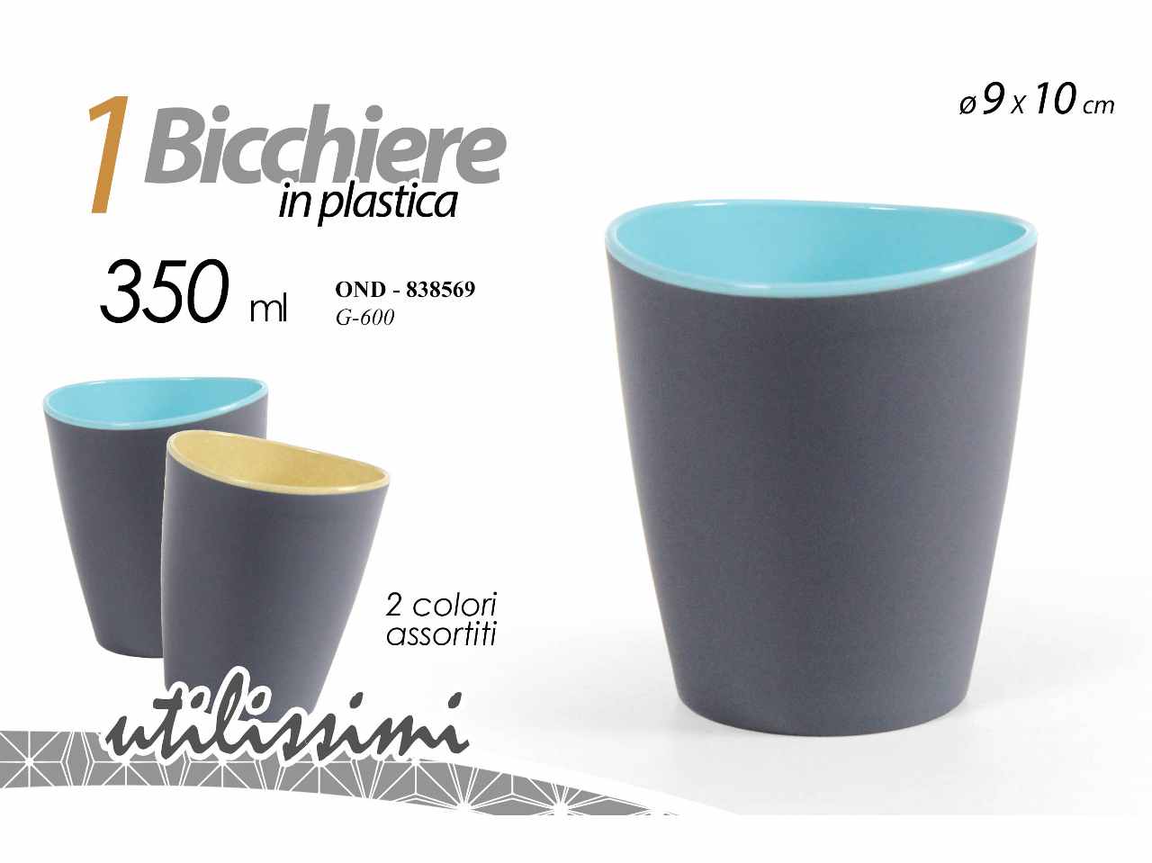 Bicchiere pl.0,35lt 9x10 838569