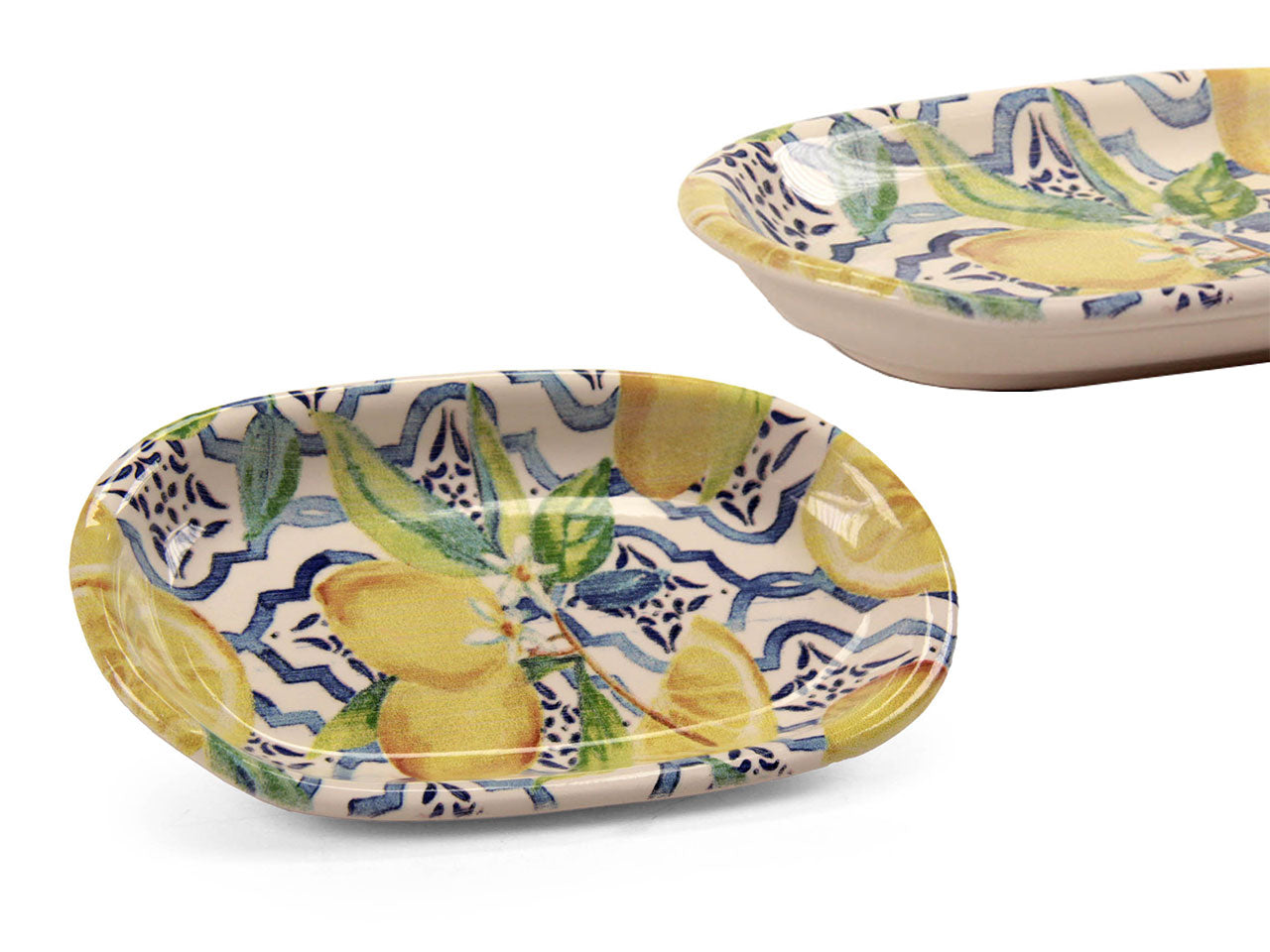 Vassoio ovale misura 18x11cm assortito