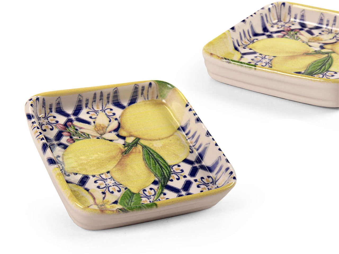 Vassoio quadrato misura 12x12cm assortito