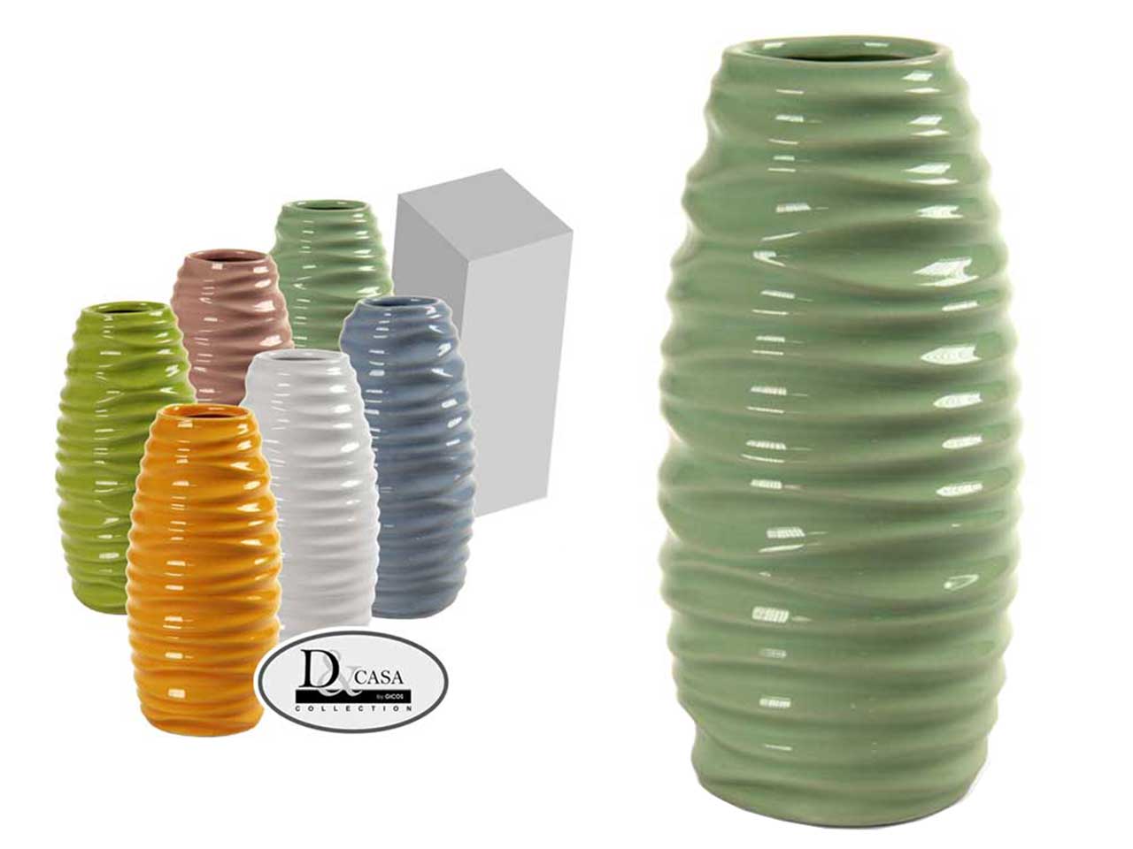 Vaso misura 11x11x26cm assortito