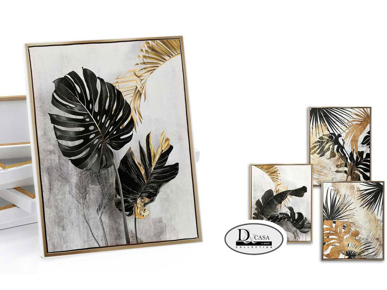 Quadro figure assortite misura 40x50x1,5cm
