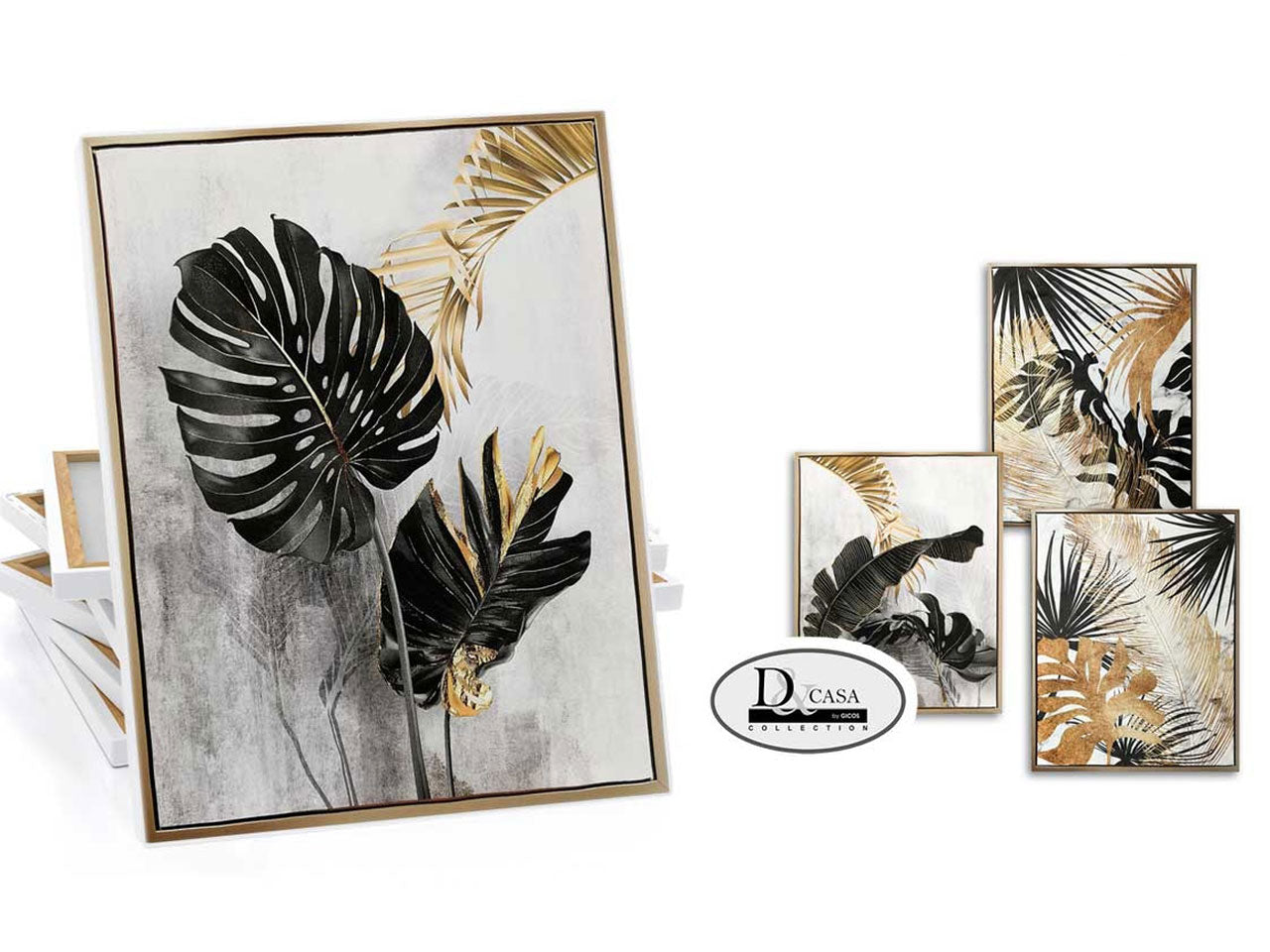Quadro figure assortite misure 50x70x1,8cm