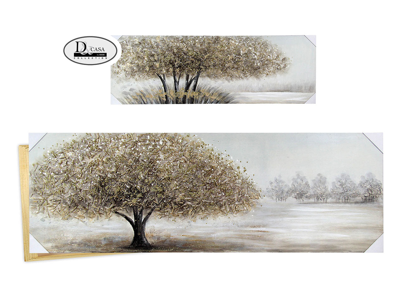 Quadro figure  assortite misura 50x150x3cm