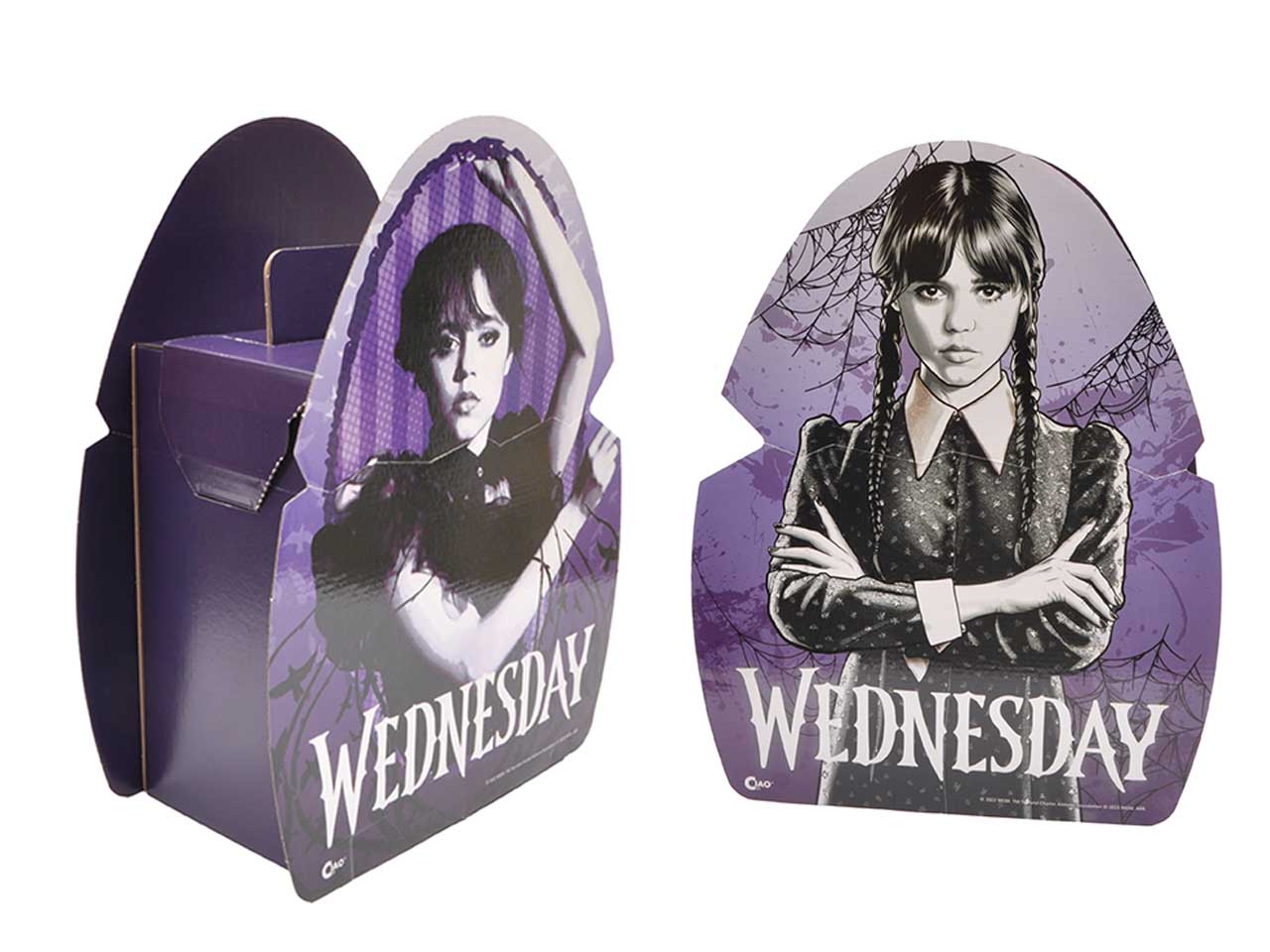 Uovo mercoledi' addams surprise box in cartone 34x18xh.44cm$
