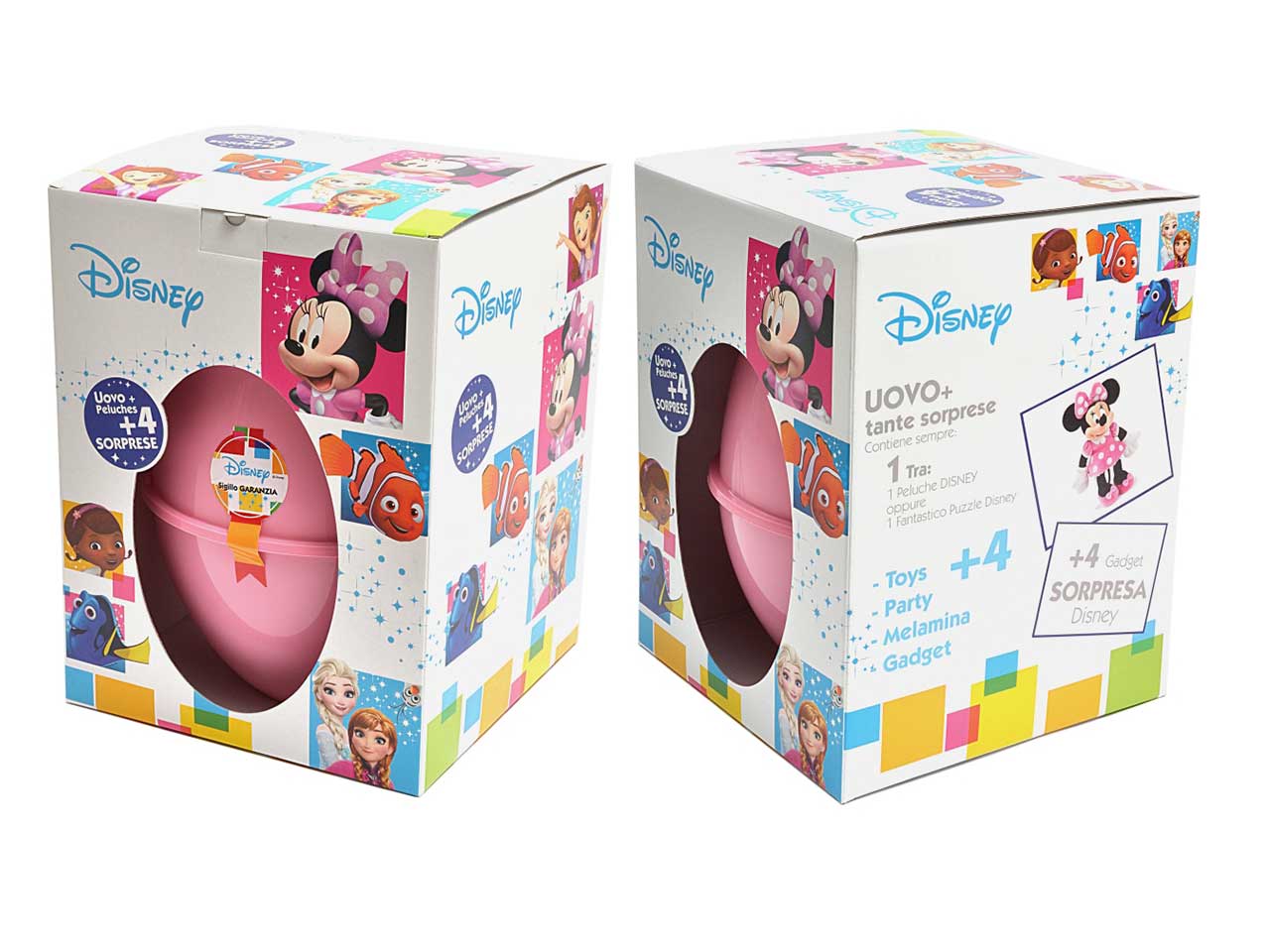 Uovo disney multiproperty girl 33cm con peluche e 4 gadgets