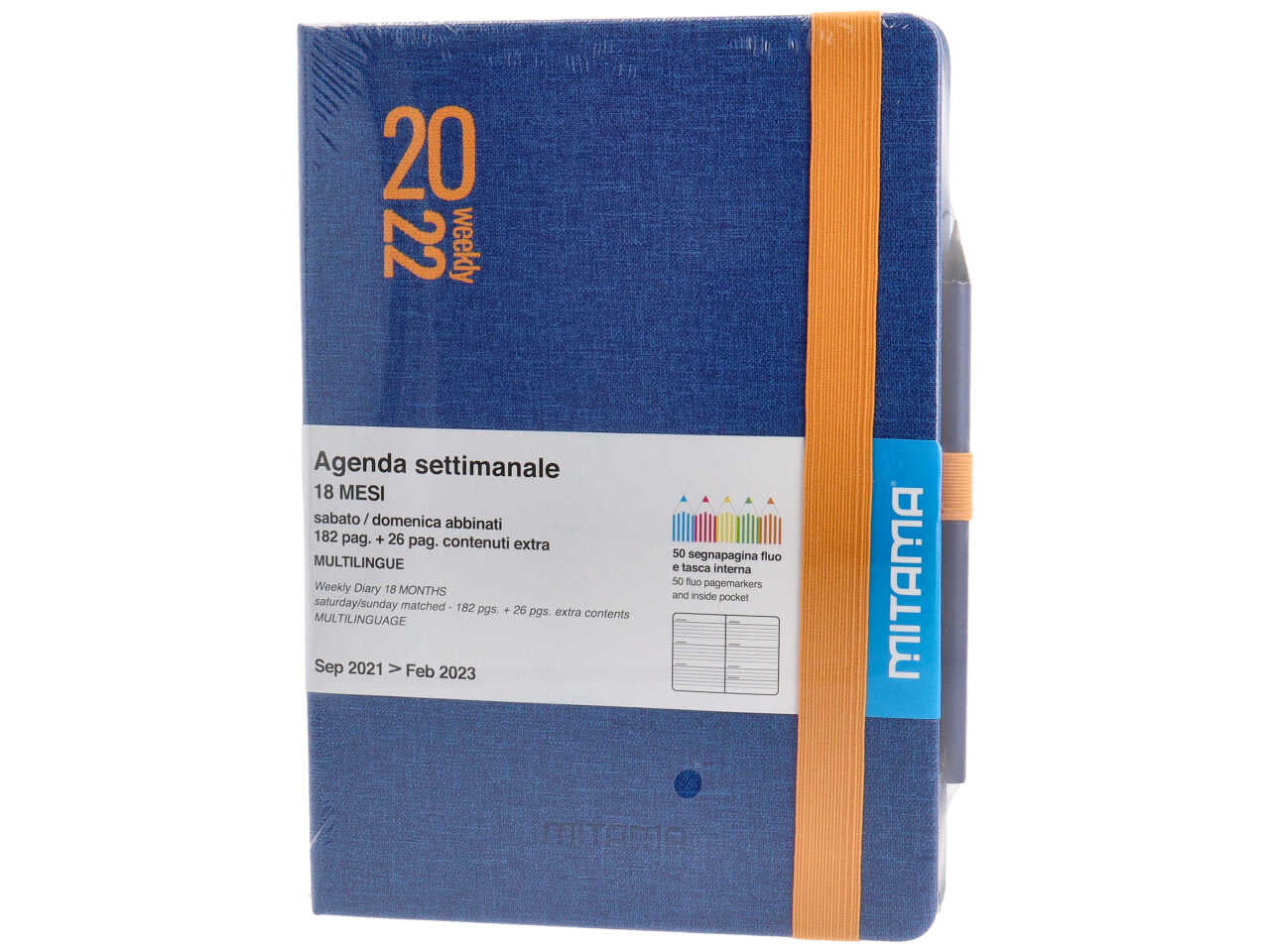 Agenda settimanale 15x21 con matita anno 2022