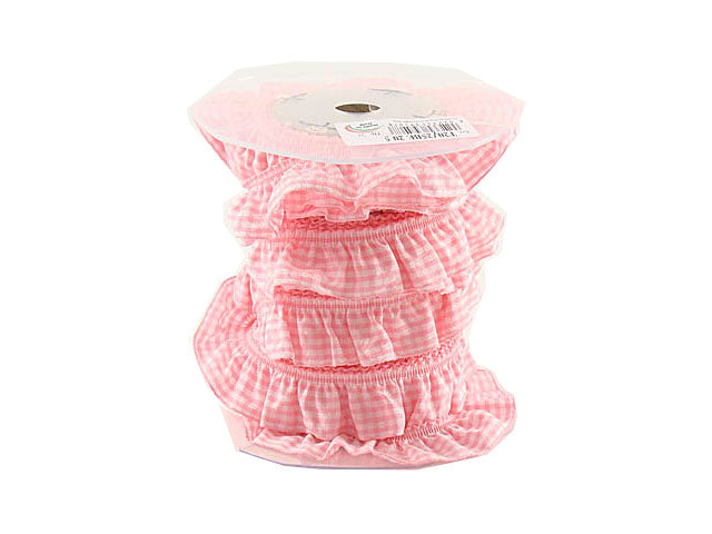 Nastrino c/elastico 25mm rosa t20/25be