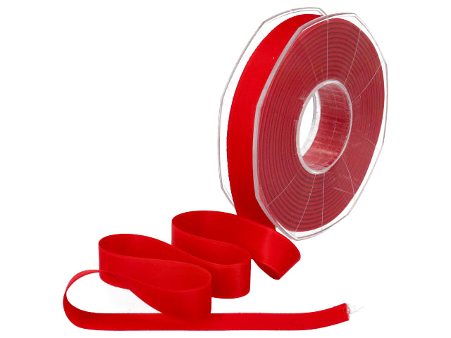 Doppio raso opaco 15mmx20mt rosso a400/15 31