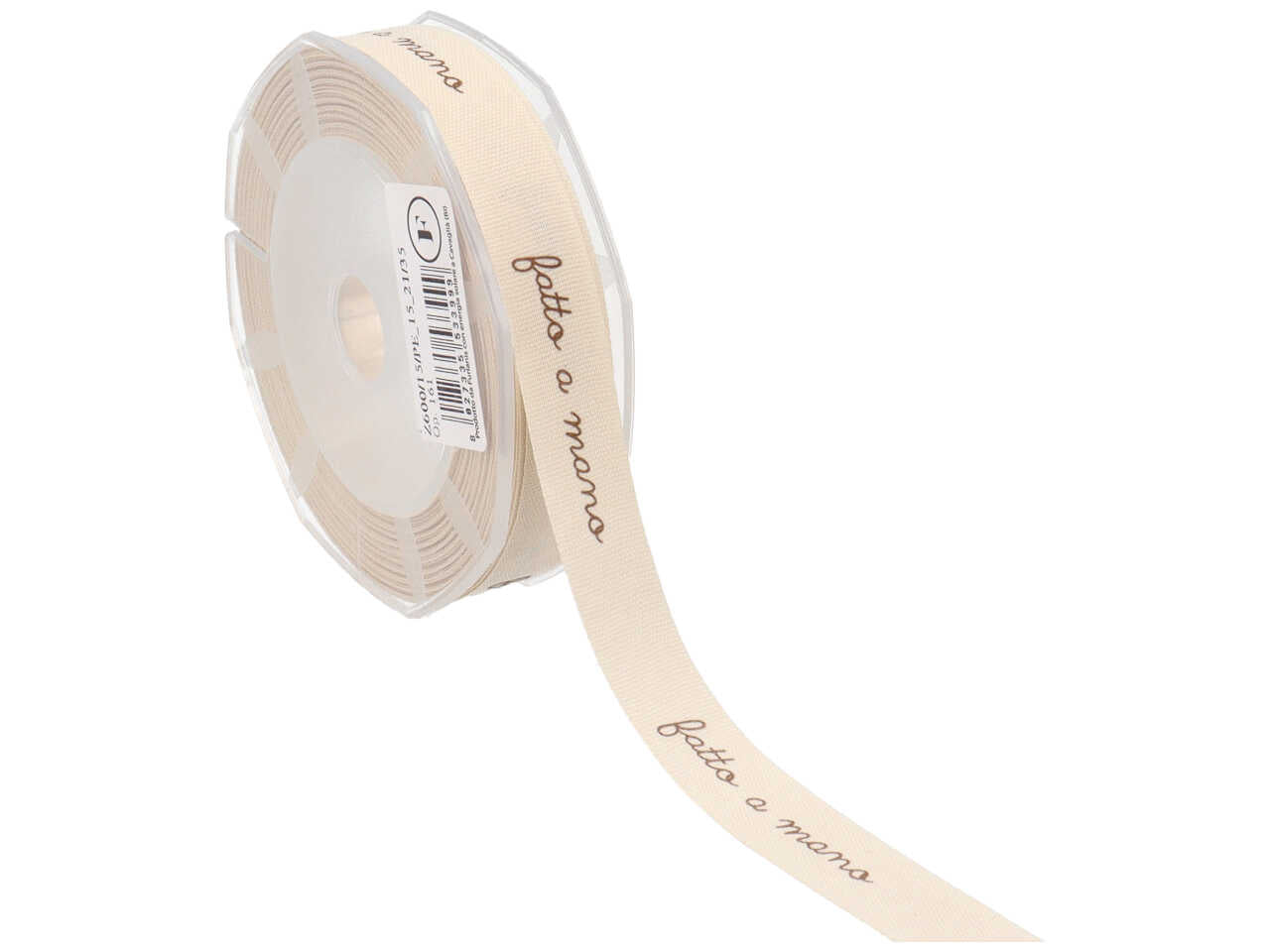 Nastro policotone 15mm c/stampa 21/35  z600/15/pe