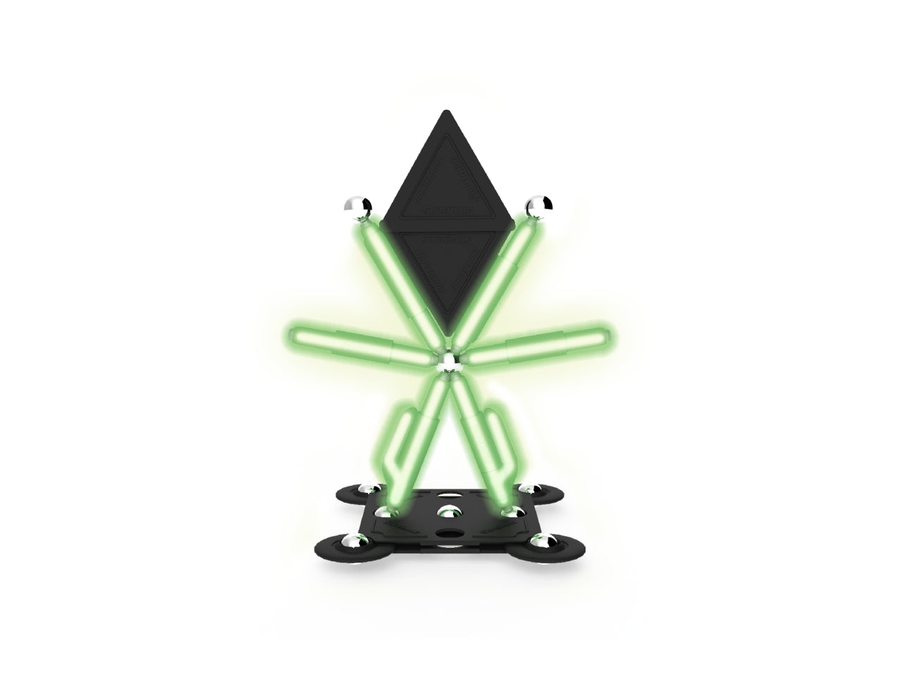 Supermag Projects Glow Set Magnetico 30 Pezzi Plastica e Metallo Età 5+ | Re.El.Toys