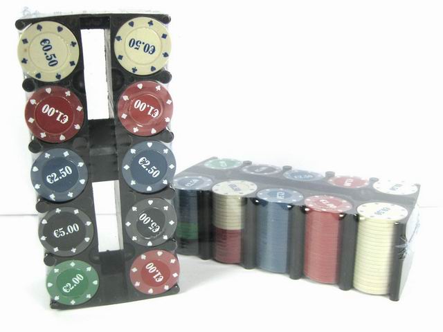 Gioco fiches 200pz mi001862