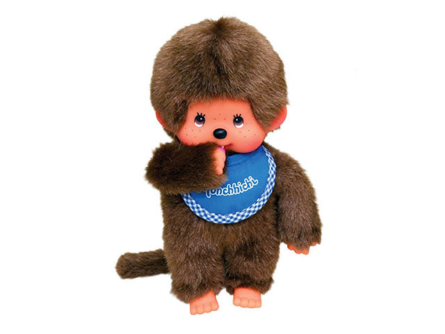 Monchhichi classic boy blu 11.5x10x25cm $