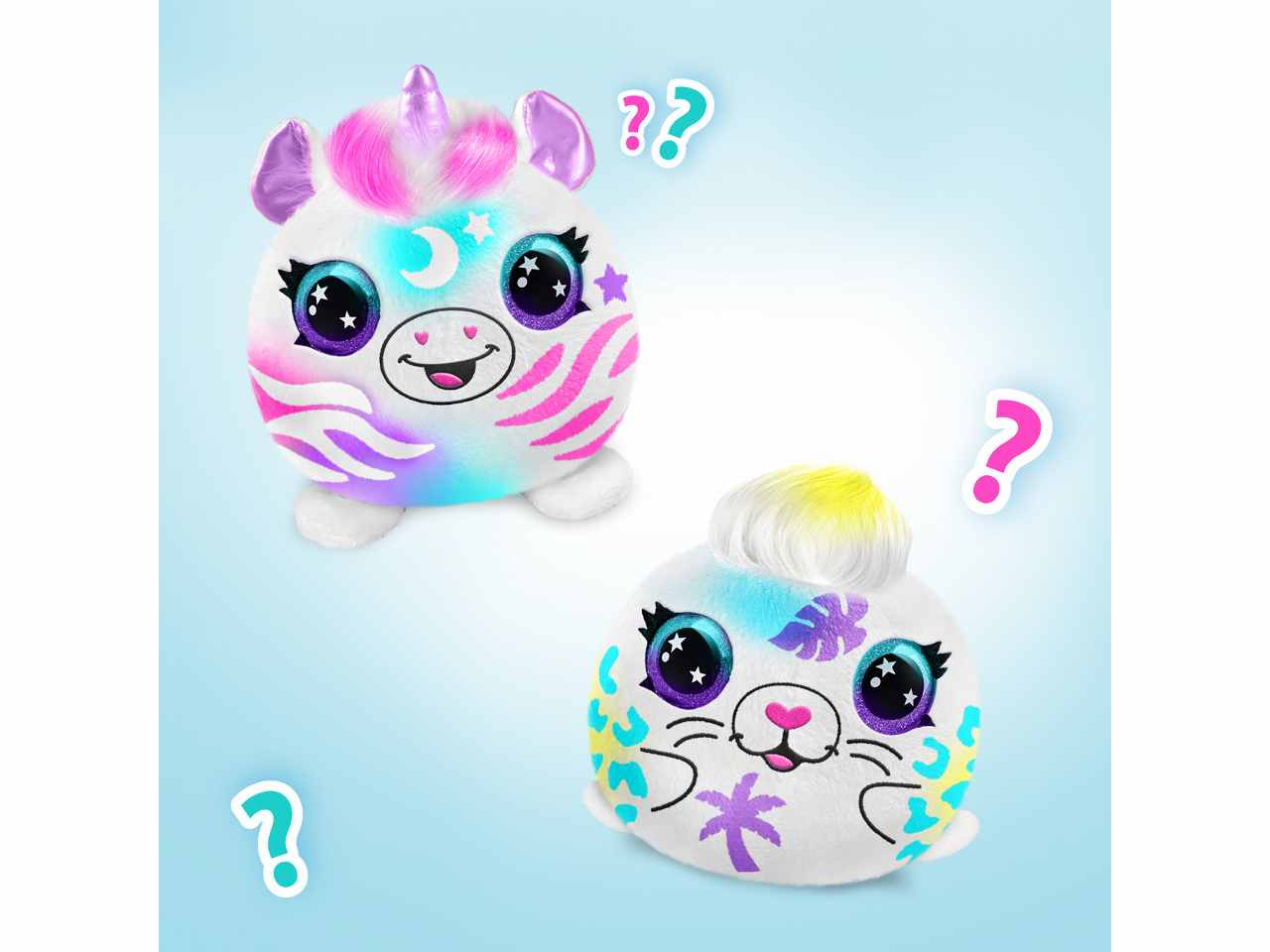 Airbrush plush surprise in cdu 6 pezzi 8x18x8cm
