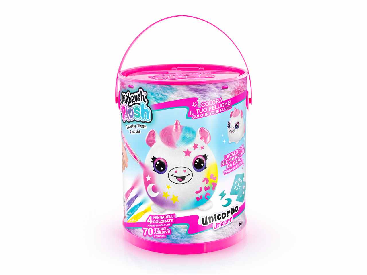 Airbrush plush squishy 15x20x15cm