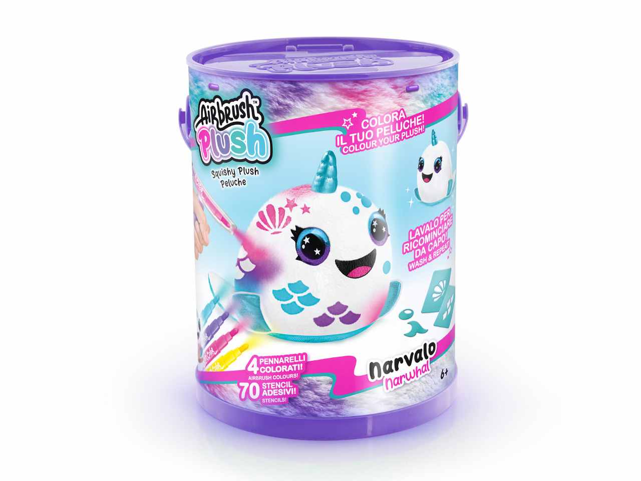 Airbrush plush squishy 15x20x15cm