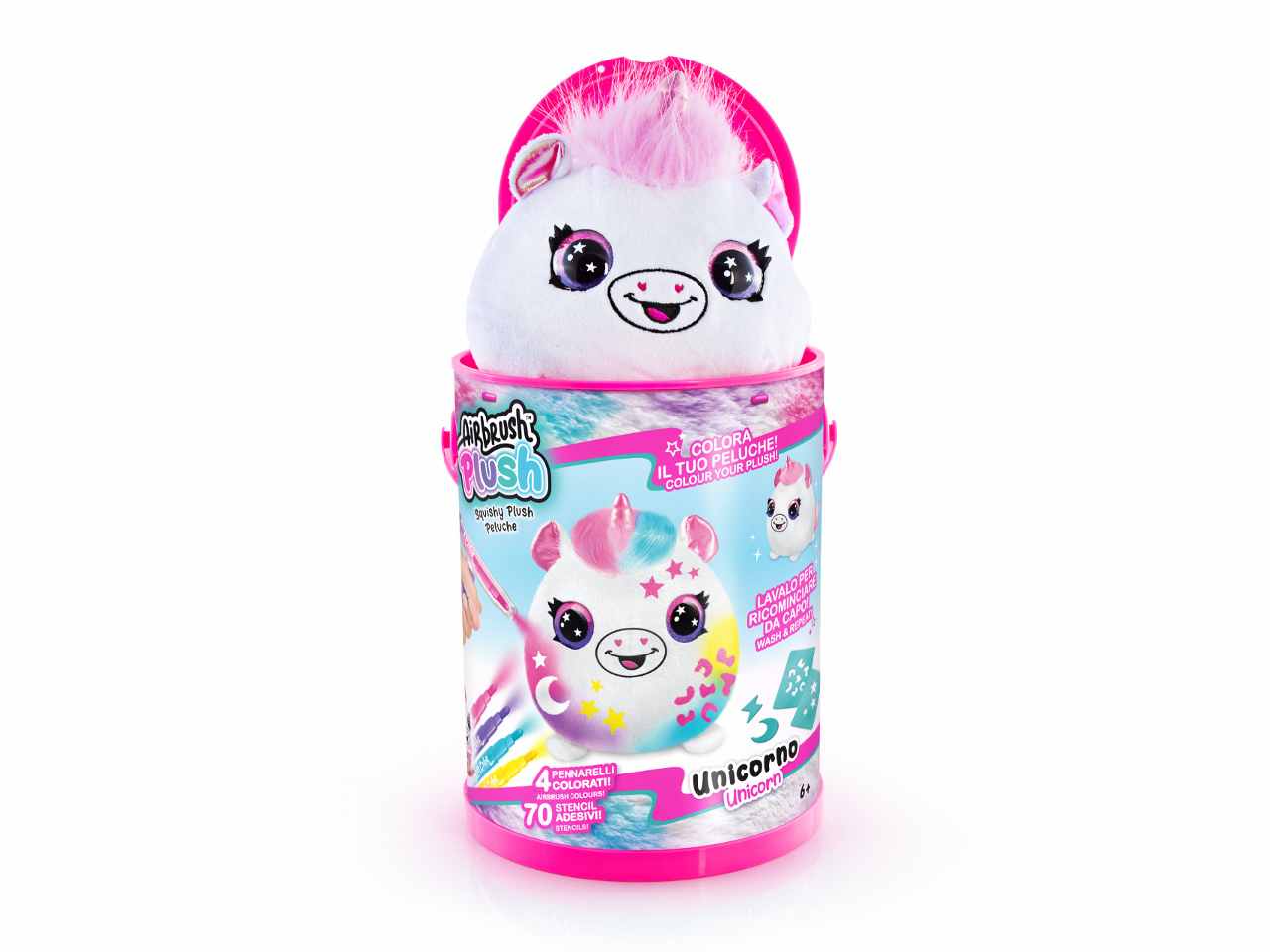 Airbrush plush squishy 15x20x15cm
