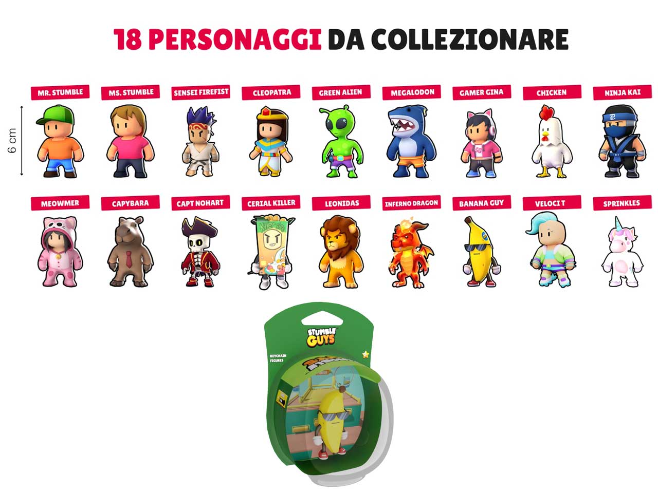 Stumble guys portachiavi