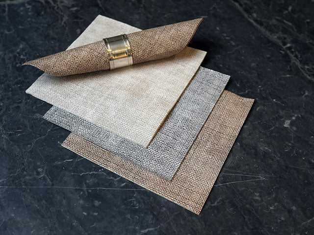 Tovagliolo trama 38x38 40 pezzi grigio i-0821