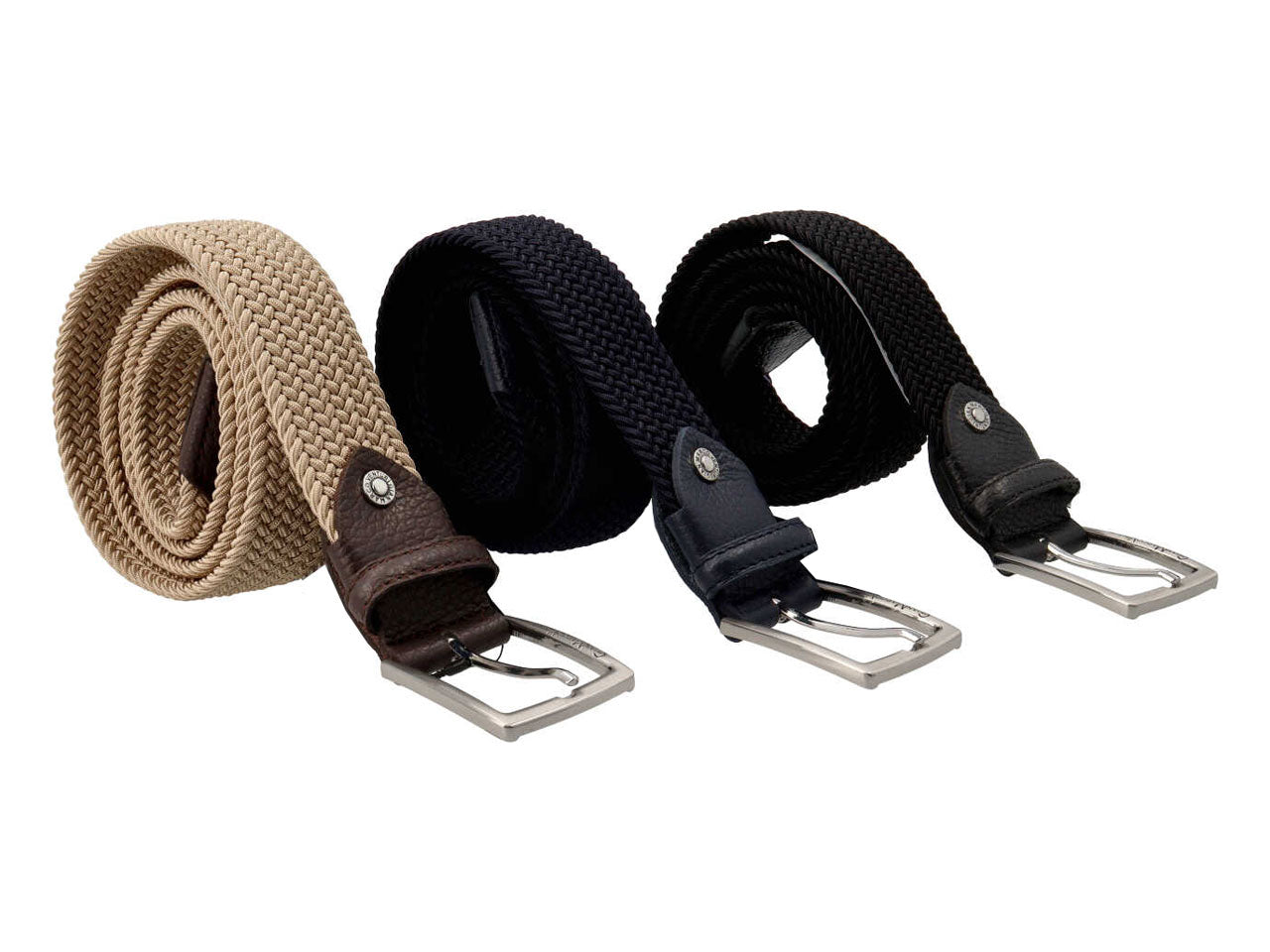 Gmv uomo cintura nastro elastico intrecciato
