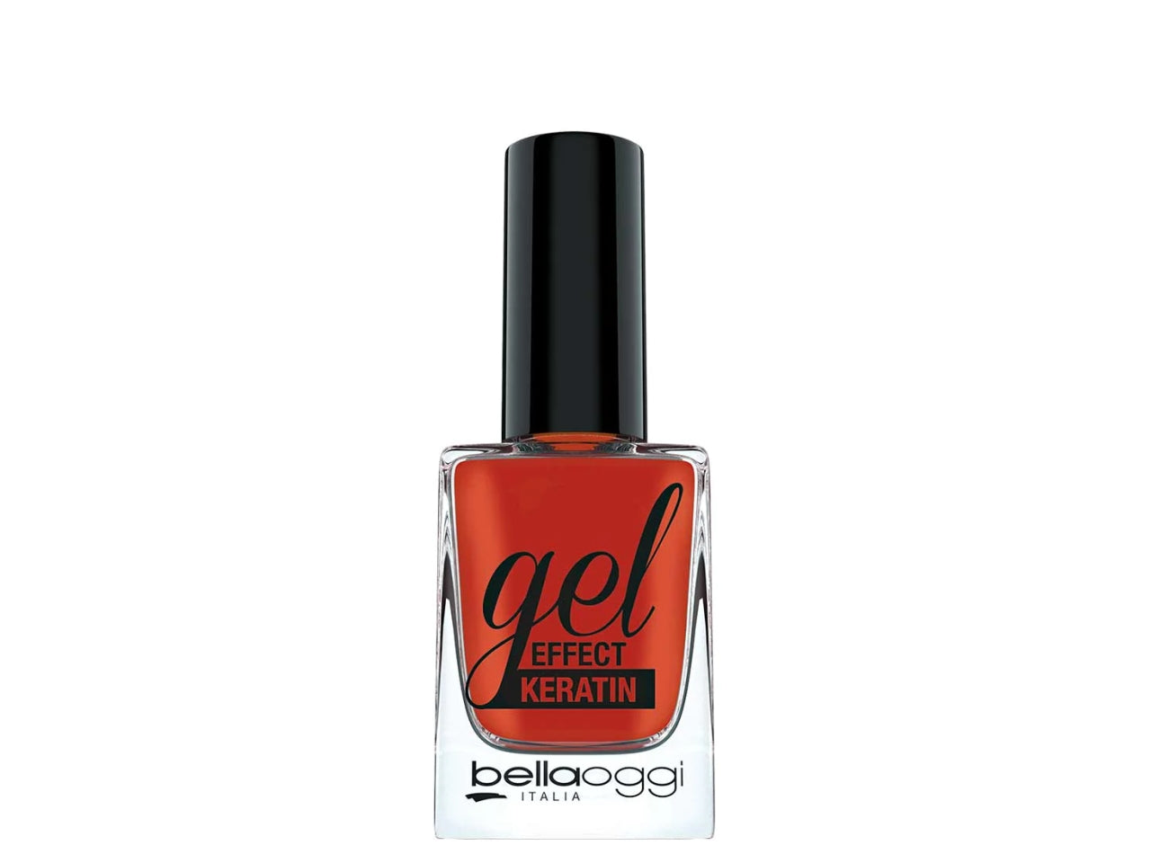 Smalto Gel Effect con Cheratina - Brillantezza, Volume e Protezione UV - Roma Red - Bellaoggi